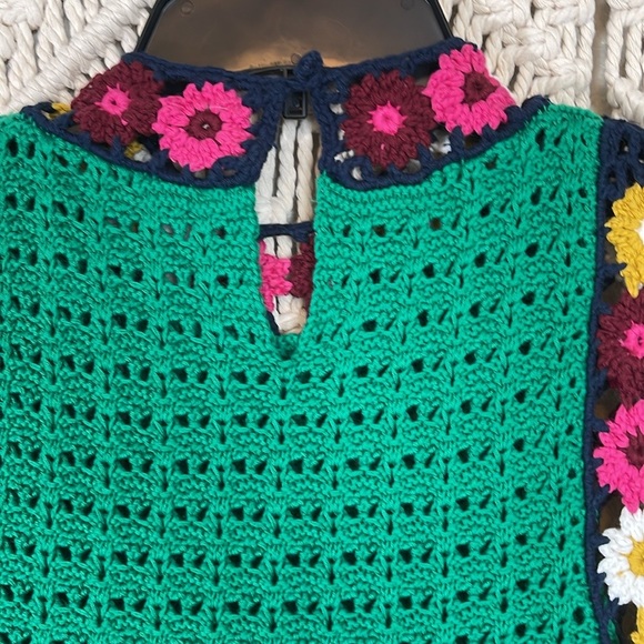 NWOT. Zara Limited Edition Crochet Mini Dress - Picture 13 of 14